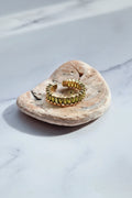 Zircon green adjustable Ring