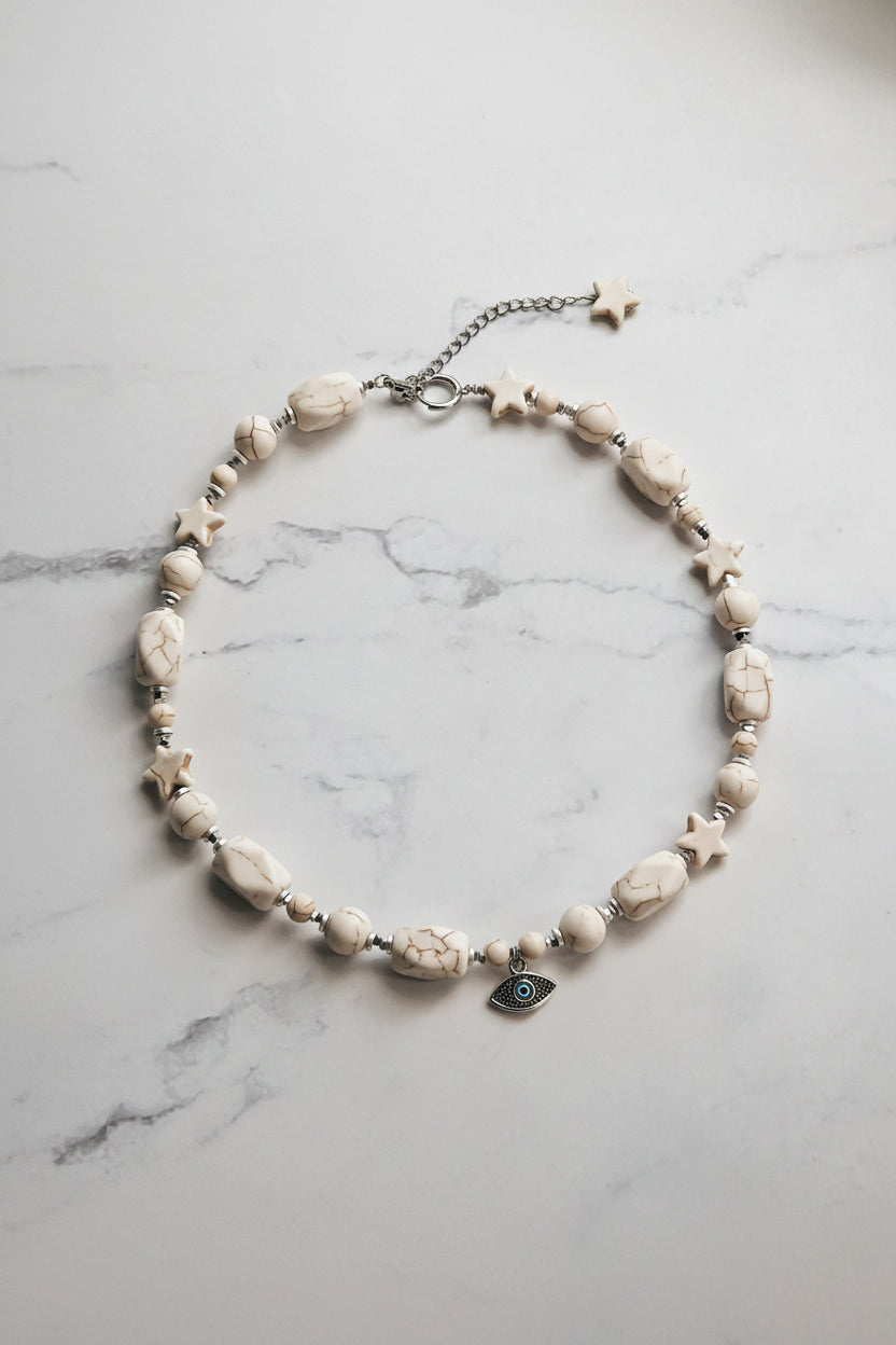 White Turquoise Handmade Necklace