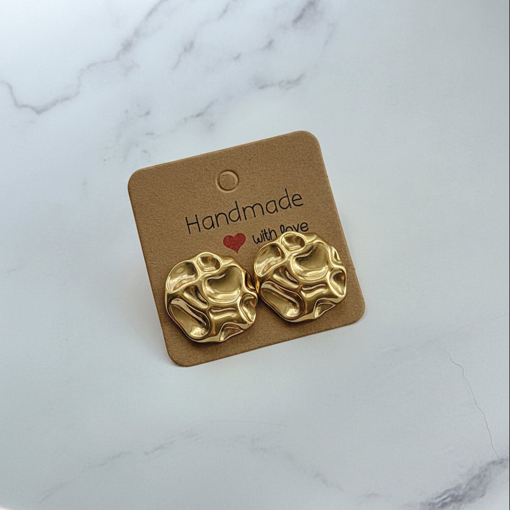 Stainless steel stud earrings
