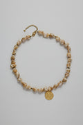 Golden seashell necklace