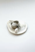 Stainless steel silver ring