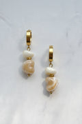 Seashell beads earrings