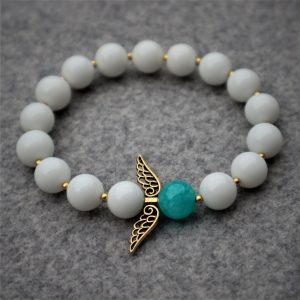 White beads bracelet