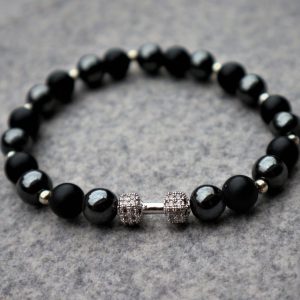 Haematite stone bracelet