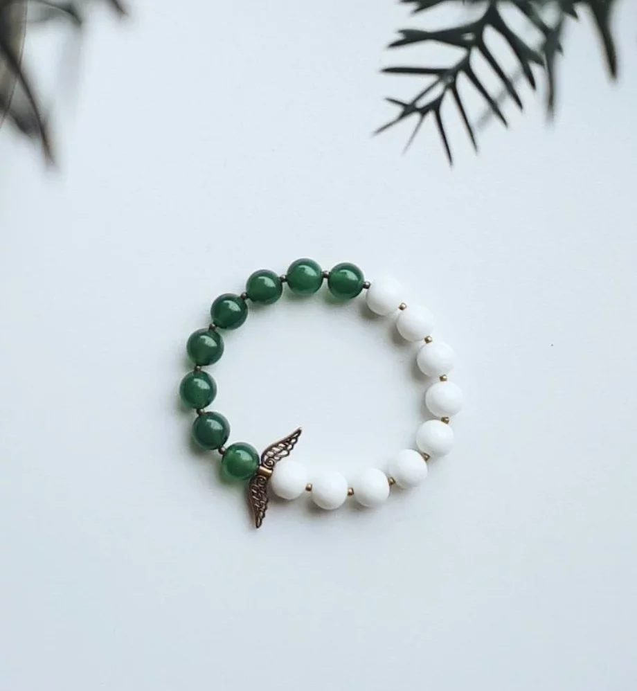 White and green Bracelet