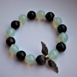 Silver wing bracelet
