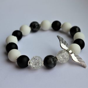 White and Black bracelet