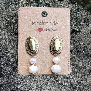 Pearl earrings