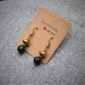 Larvikite stone Earrings