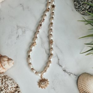 Pearl Necklace with Pedant