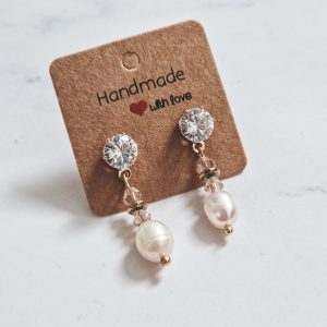 Pearl earrings