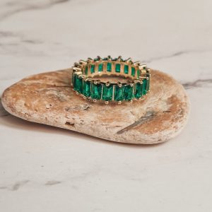 Green zircon Ring