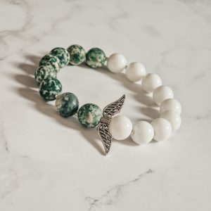 White and green Bracelet